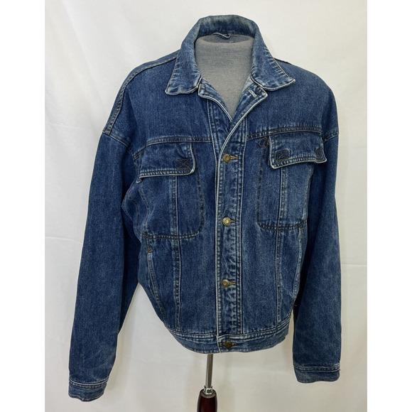 Rugged American by Dash Denim Jacket Vintage Trucker No Size FS Benefits Charity - Picture 1 of 13